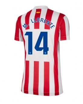 Billige Fotballdrakt Atletico Madrid Marcos Llorente #14 Replika Hjemmedrakt Dame 2025-26 Kortermet Billige Fotballdrakt Atletico Madrid Marcos Llorente #14 Replika Hjemmedrakt Dame 2025-26 Kortermet